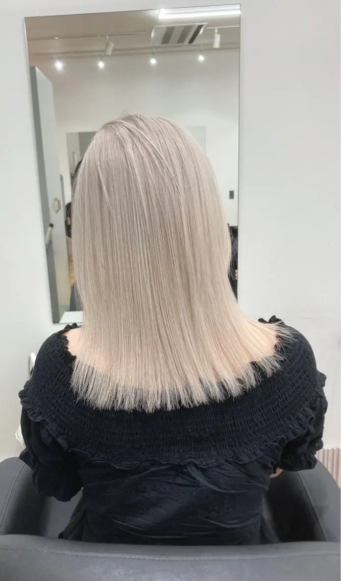 ミディアム カラー ✨美髪矯正×髪質改善 🍎カイト🍎渋谷のヘアスタイル