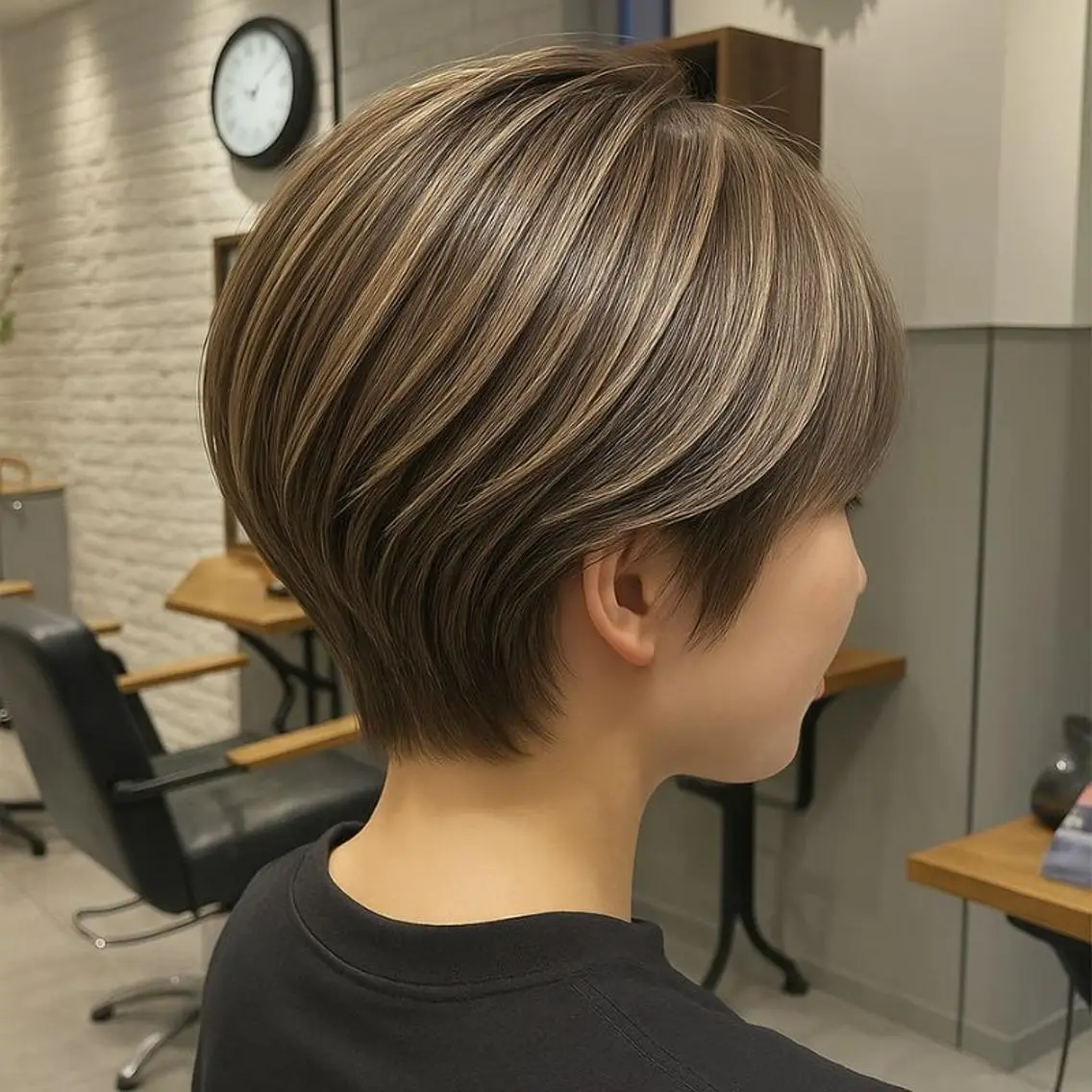 新規|【人気No.1】カット+ハイライト+アディクシーカラー+トリートメント(白髪ぼかしハイライト可✨)の写真