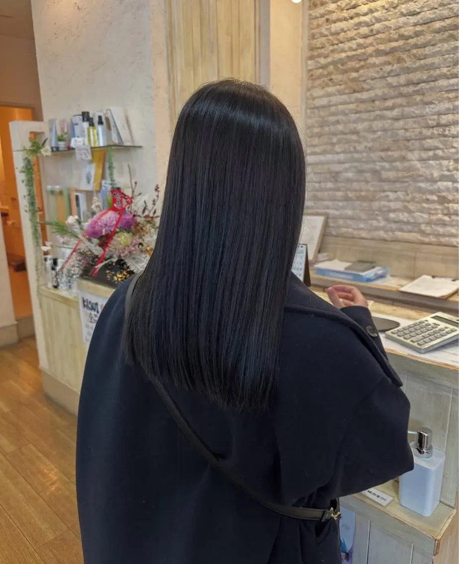 髪質改善シルキーエステ【ストレート】カット込み🧡🩷¥14850の写真