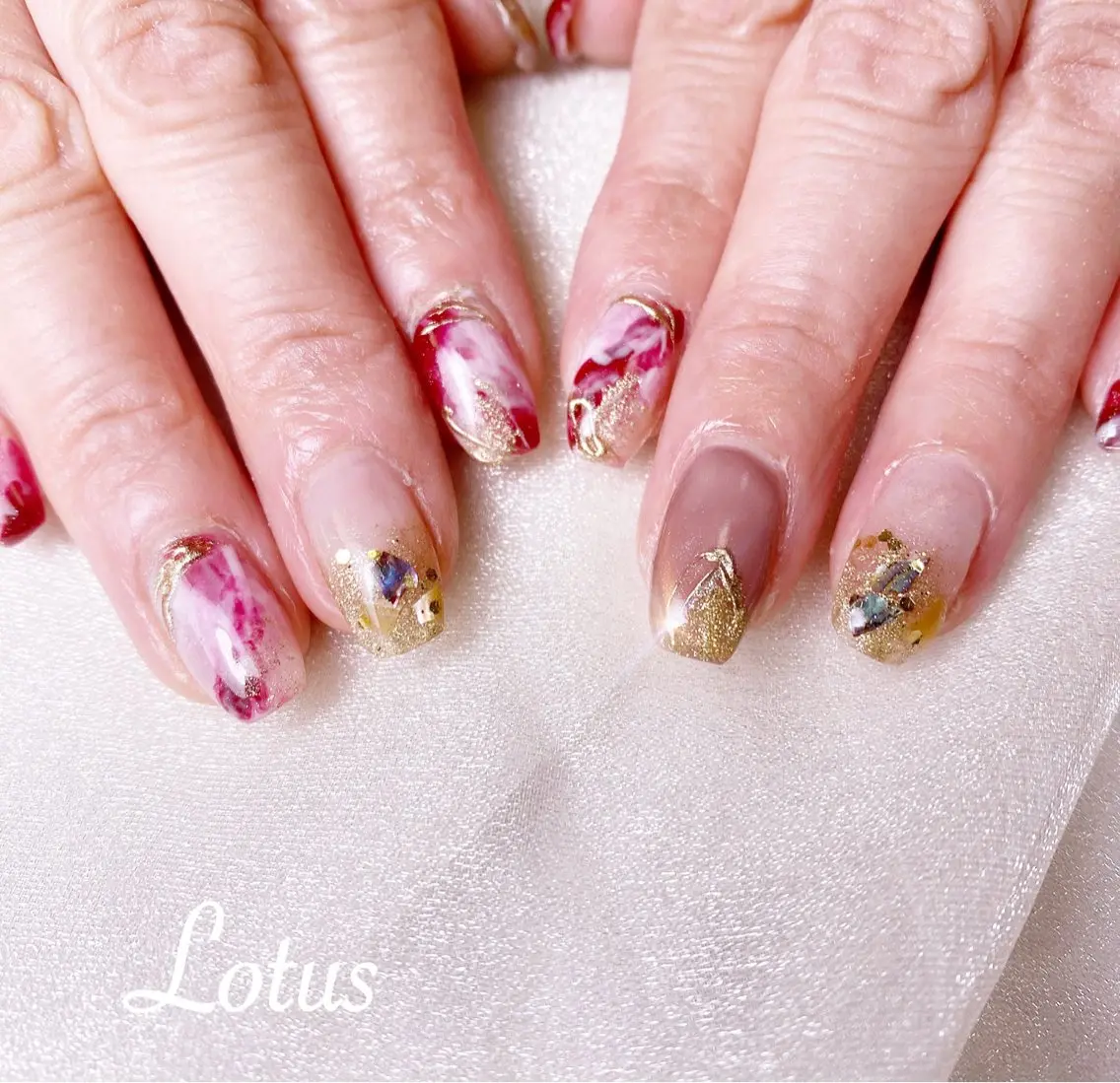ネイル ハンドネイル ネイル＆脱毛 Lotus🌸のネイルデザイン