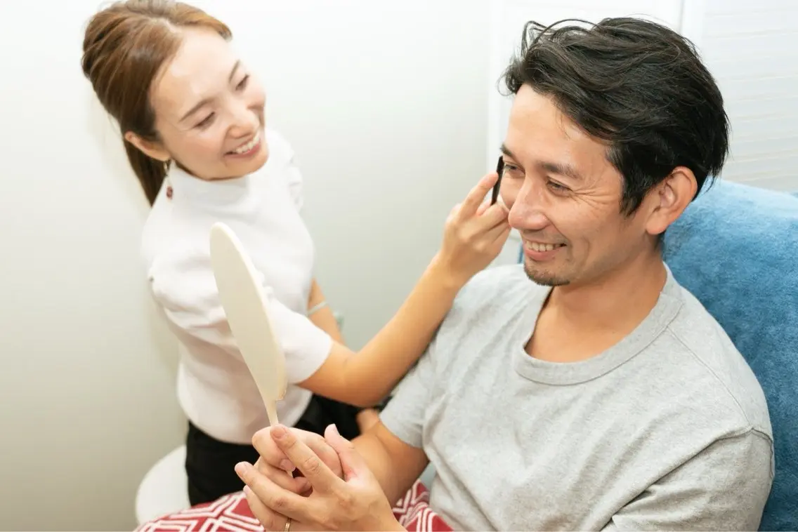 メンズ アイブロウ メンズ眉サロン フェイスオブアズサのエステ・リラクイメージ