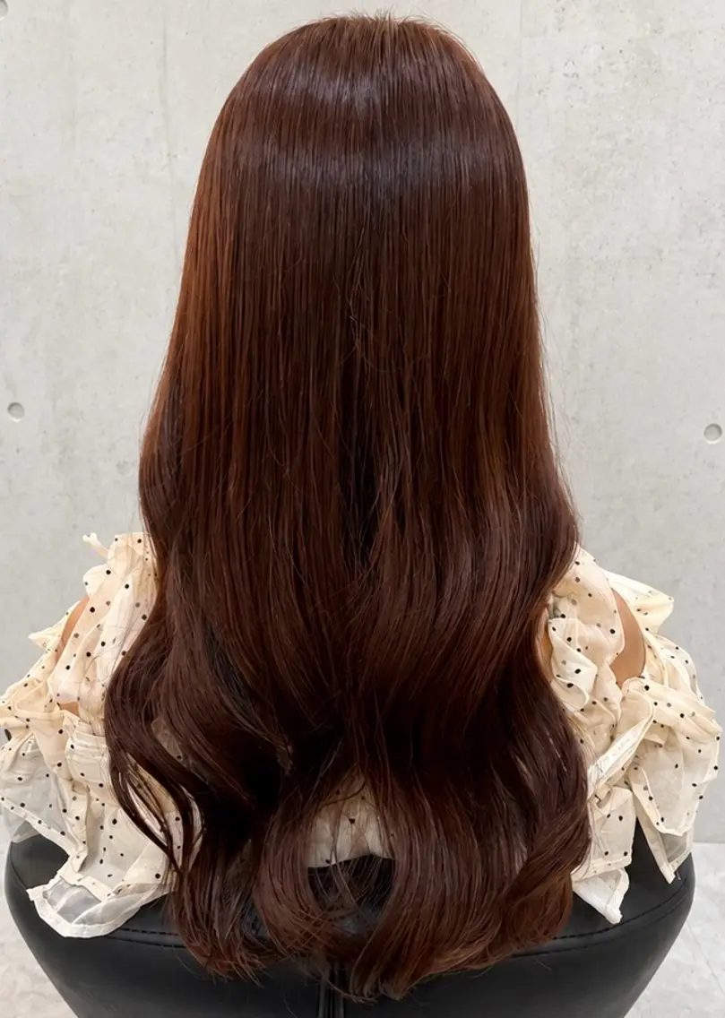 ロング カット ヘアカラー トリートメント 斎藤 彩香のヘアスタイル