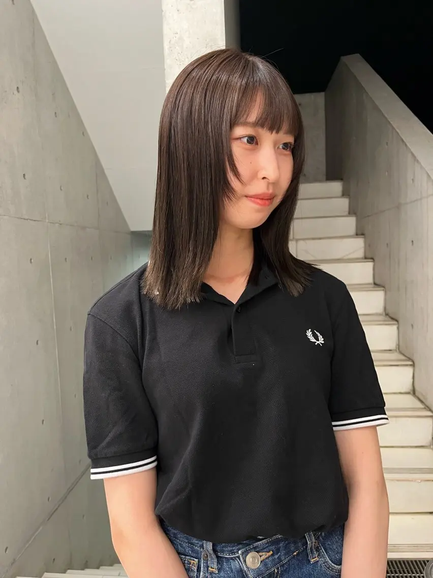 ミディアム カラー カット ヘアカラー トリートメント yukari/ 立川美容室のヘアスタイル