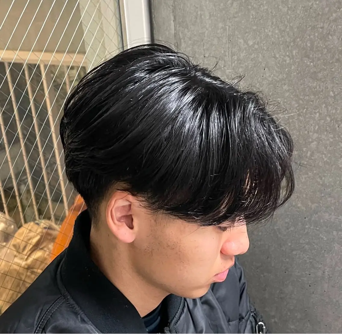 パーマ メンズ カット パーマ ニュアンス/フェザー /ウルフ/伶馬のヘアスタイル