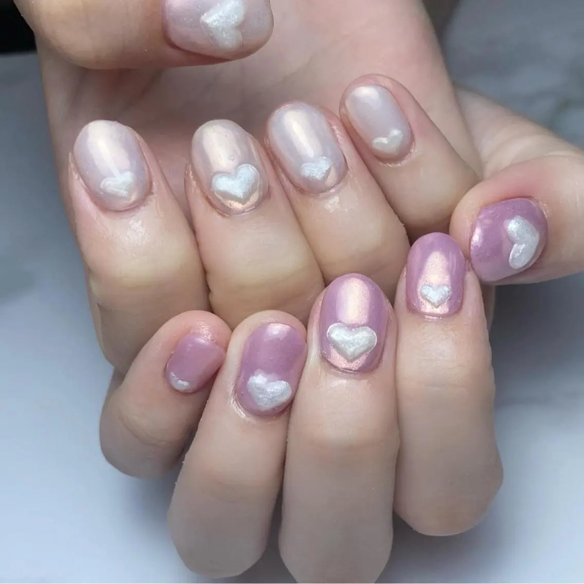 ネイル ハート ameria meguのネイルデザイン