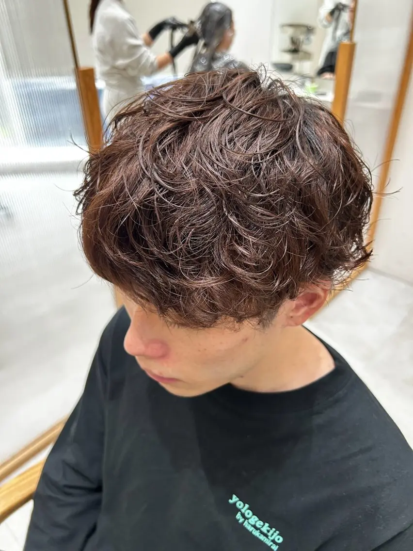 パーマ メンズ メンズパーマ パーマ 🫧艶髪ボブ🫧 チカのヘアスタイル