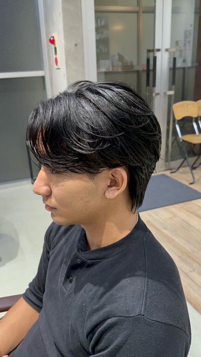 パーマ メンズ 刈り上げ カット パーマ fifth原宿 宮部蓮のヘアスタイル