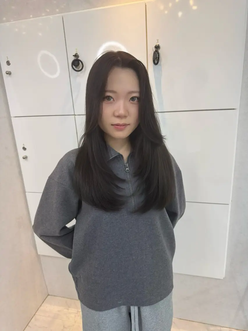 ロング カット トリートメント ALEAP owl 平野 宏樹のヘアスタイル