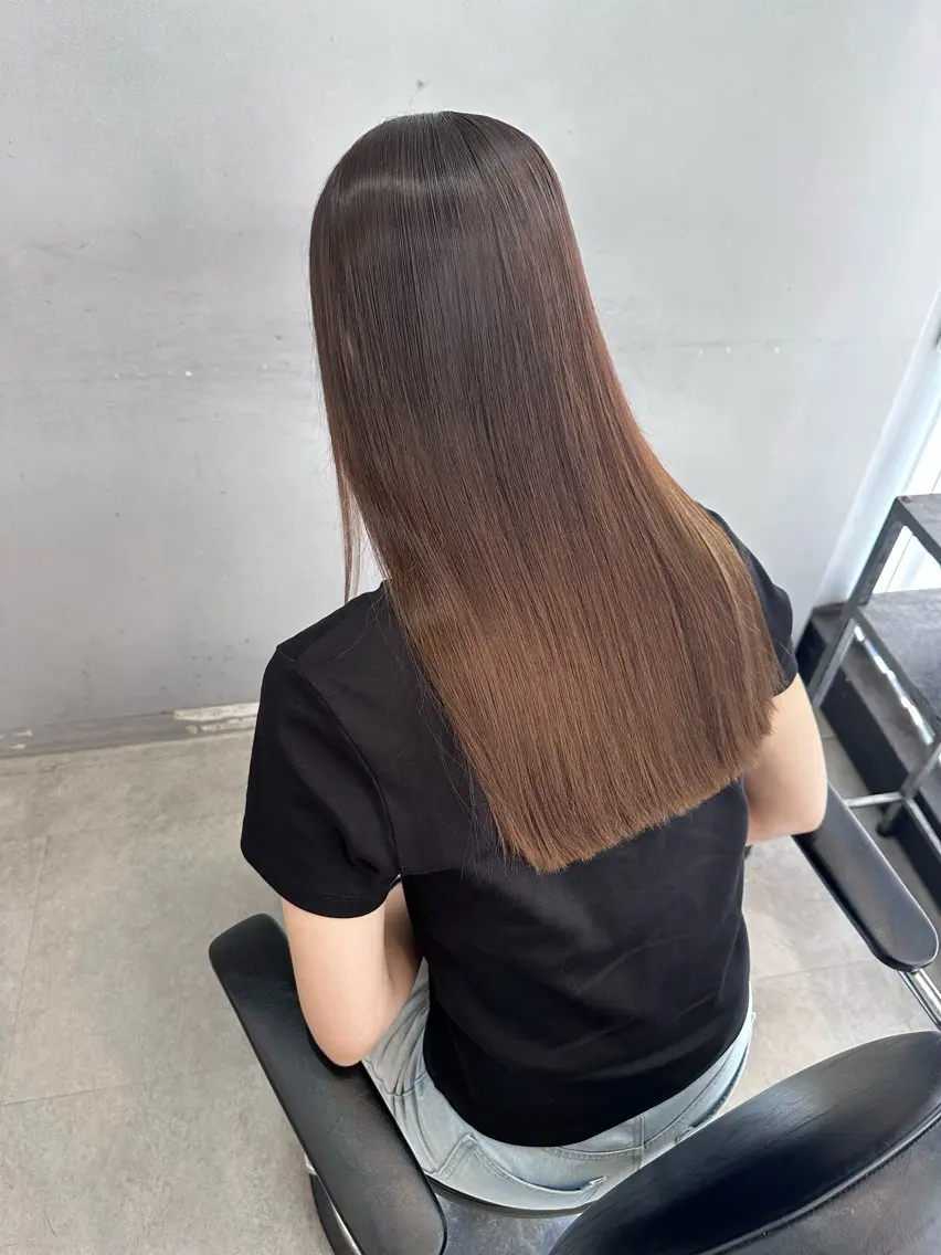 ロング パーマ 髪質改善・艶カラー HIROTOのヘアスタイル