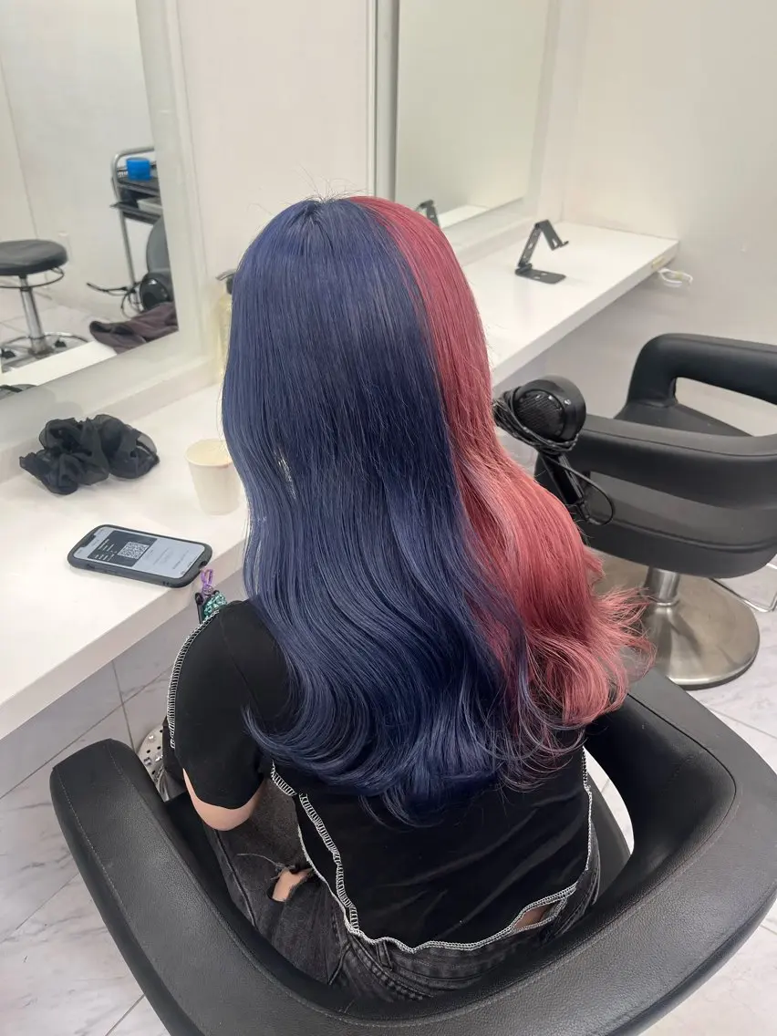 セミロング ヘアカラー トリートメント ヘッドスパ ヘアセット 寒色/ベージュヘア ブリーチありMiOのヘアスタイル