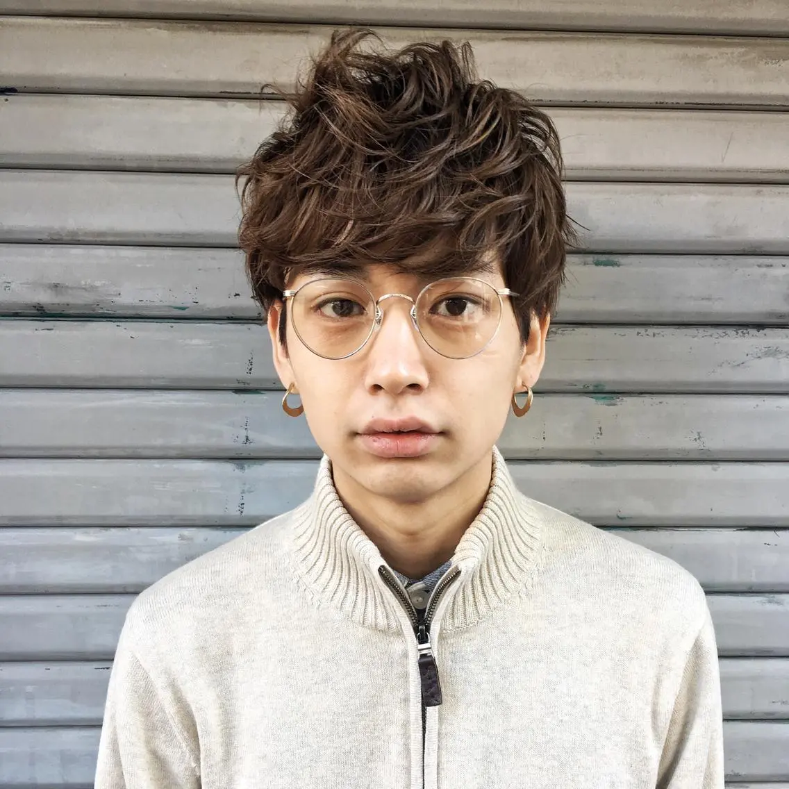 ショート カラー パーマ メンズ SUZUKI KEISUKEのヘアスタイル
