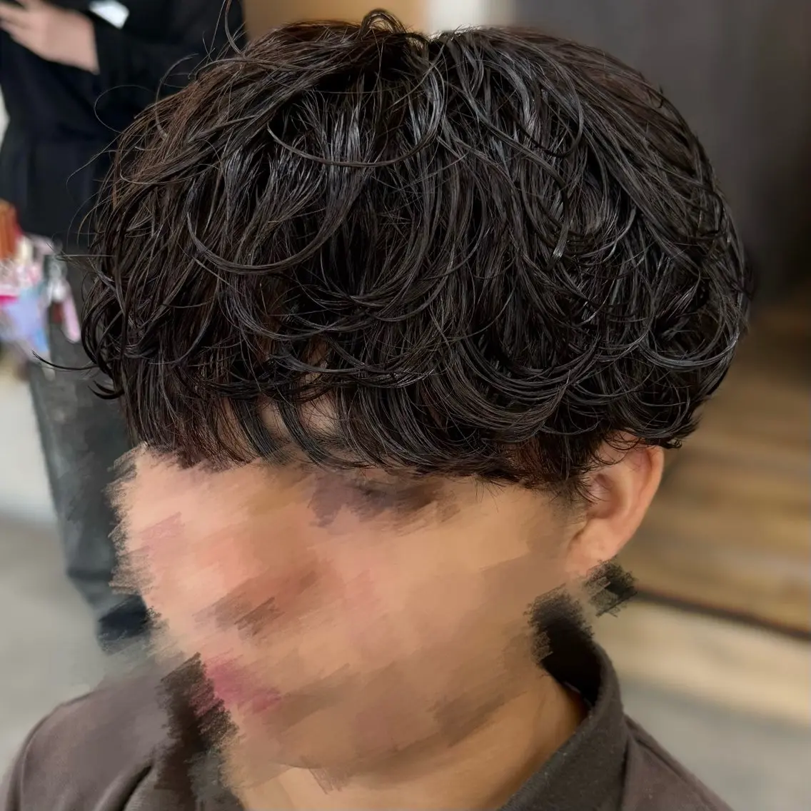パーマ メンズ メンズパーマ スパイラルパーマ カット パーマ 楓🍁毛流れ /フェザーパーマのヘアスタイル