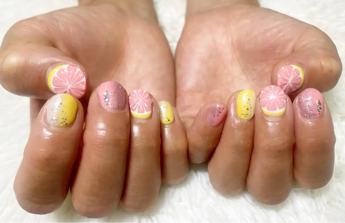 ネイル 持ち込み ハンドネイル ネイルサロン nail_upのネイルデザイン