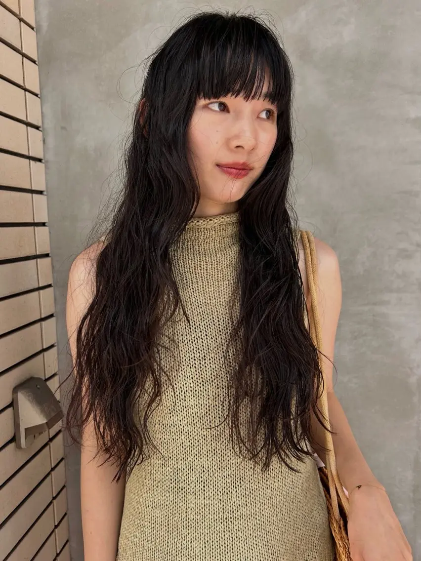 ロング パーマ デザインパーマ/ カット/nanaのヘアスタイル
