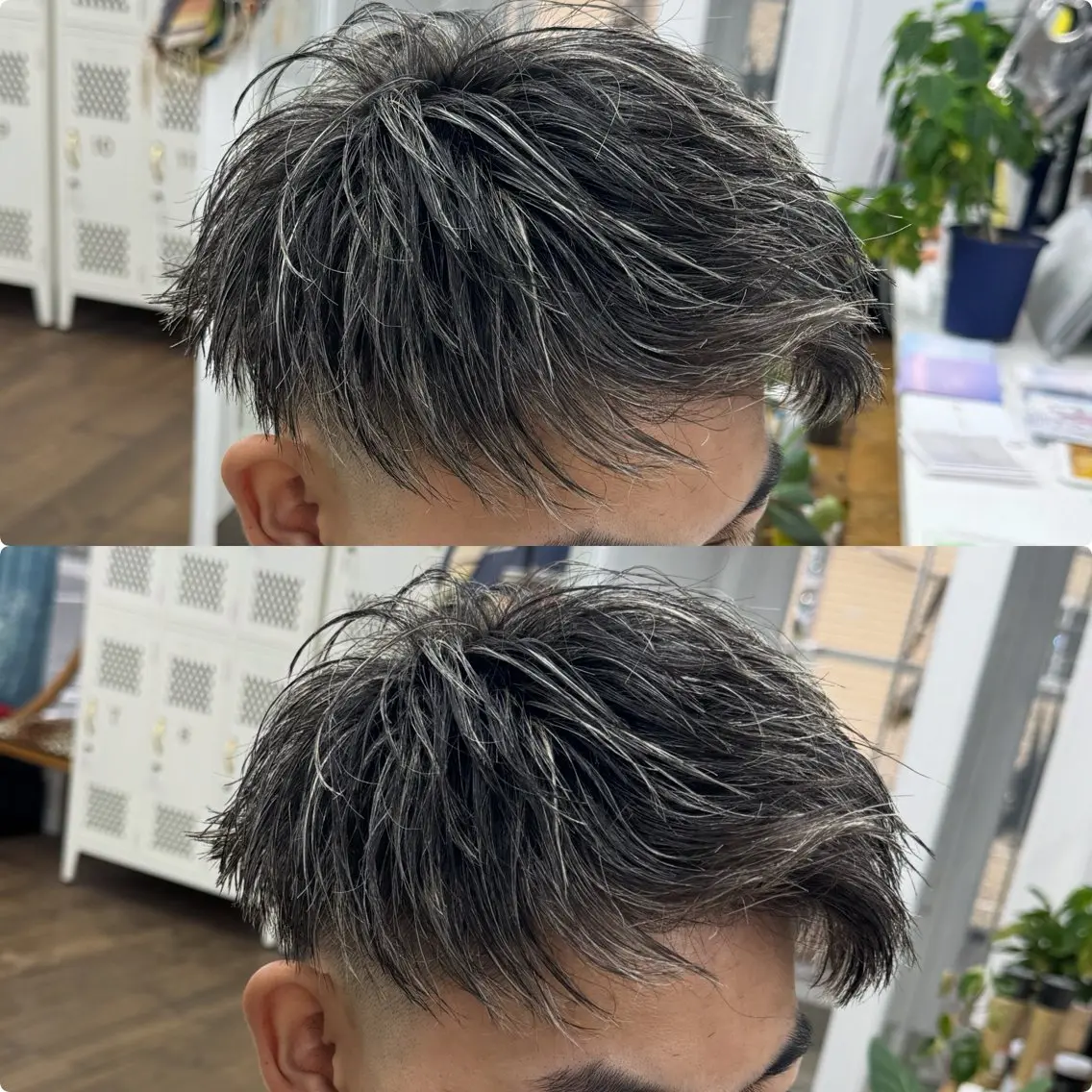 ショート カラー メンズ カット ヘアカラー メンズ特化サロン ユウヘイのヘアスタイル