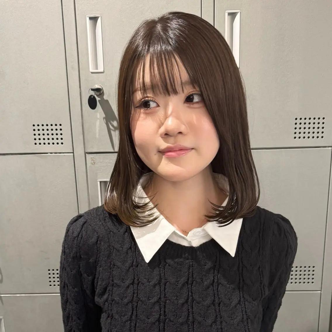 ミディアム カット ヘアカラー 【天満1艶髪】潤艶/ 髪質改善🌹釣本竜哉のヘアスタイル