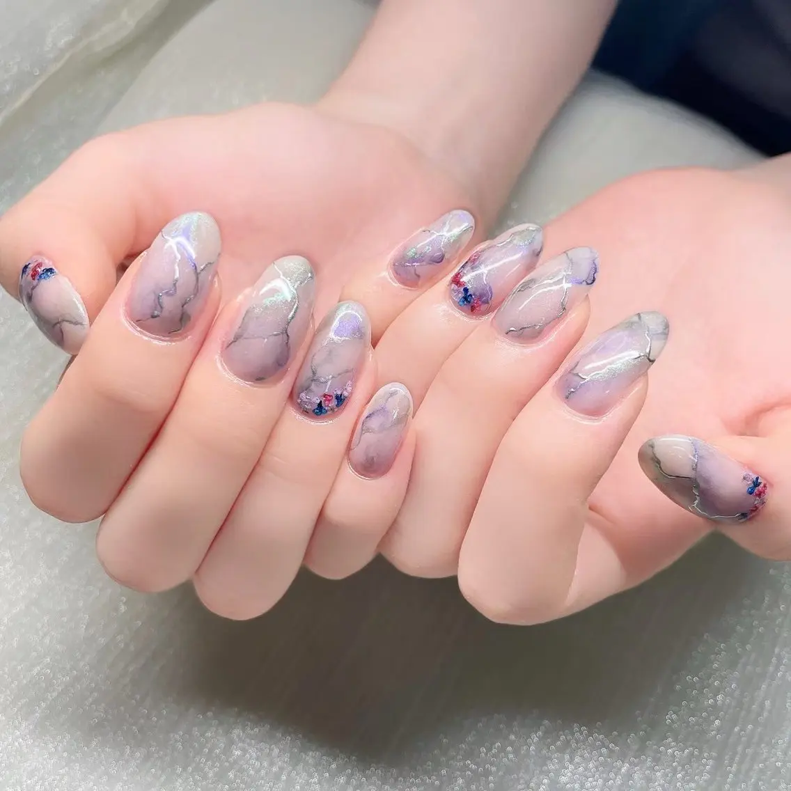 ネイル 長さ出し ハンドネイル Nailist suzuのネイルデザイン