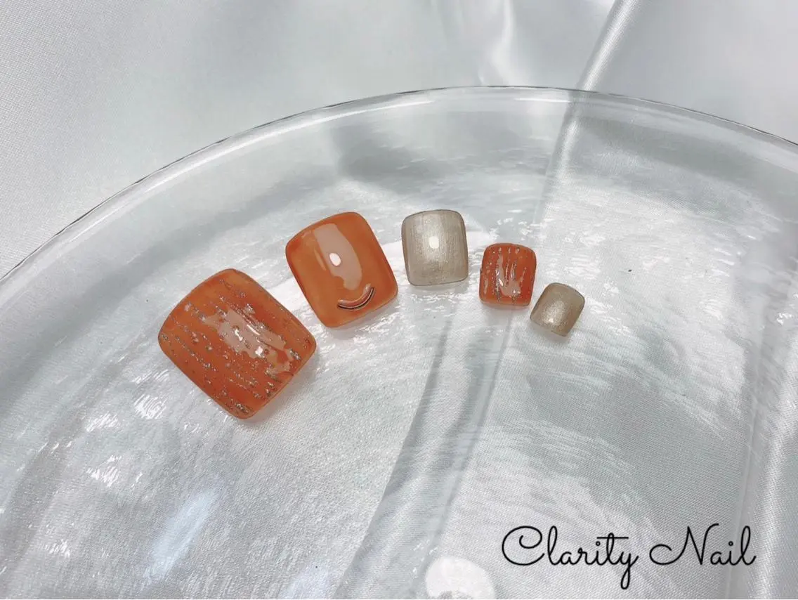 ネイル フットネイル フットネイル Clarity Nailのネイルデザイン