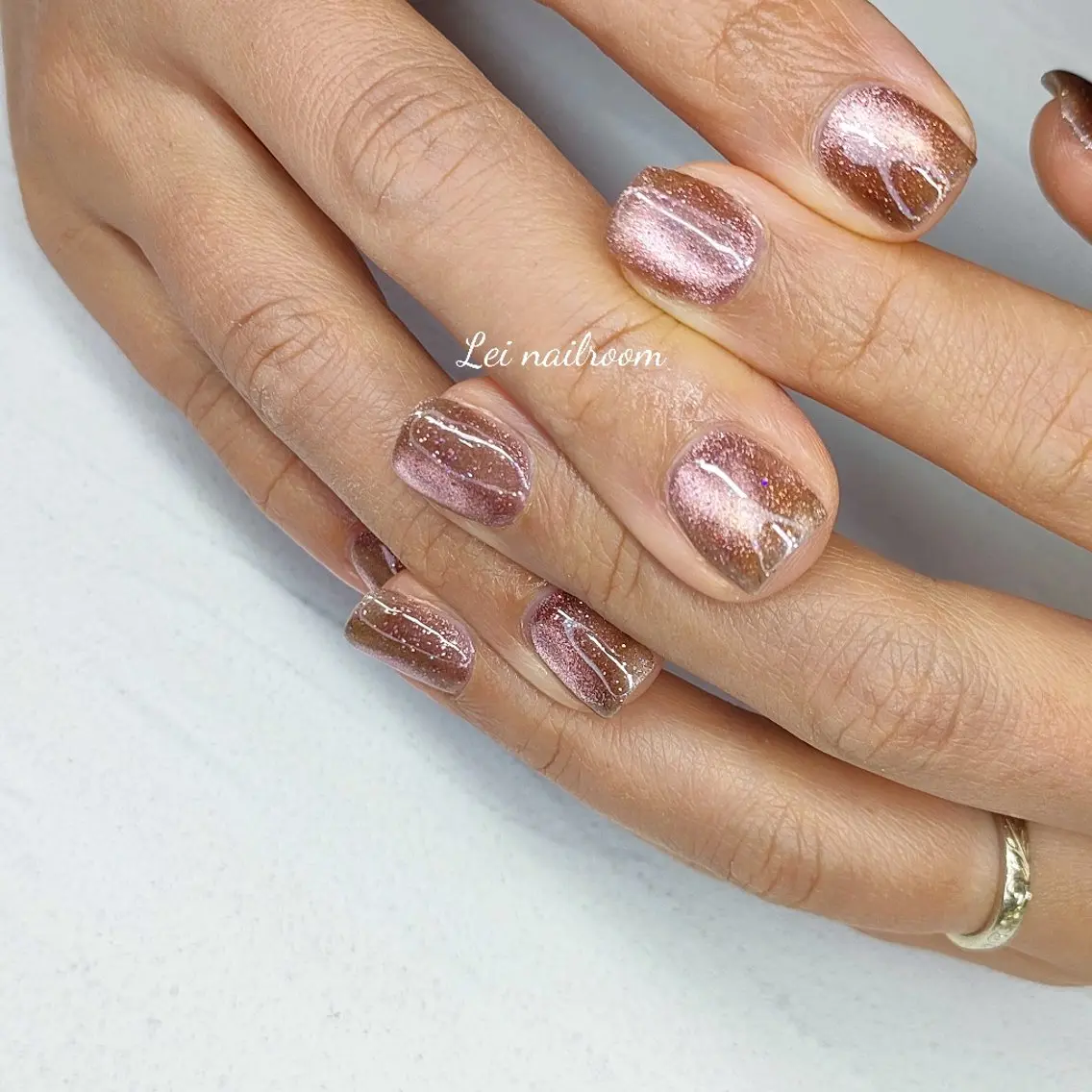 ネイル マグネットネイル ハンドネイル lei🌼 nailroomのネイルデザイン