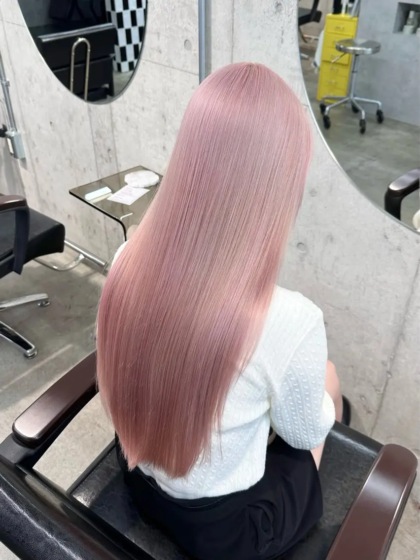 ロング 🤍ムラ修正ブリーチ 🤍原宿/YUUのヘアスタイル