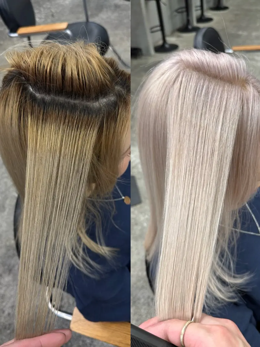 【複雑履歴ムラ修正】 カット+ブリーチ + トリートメントの写真