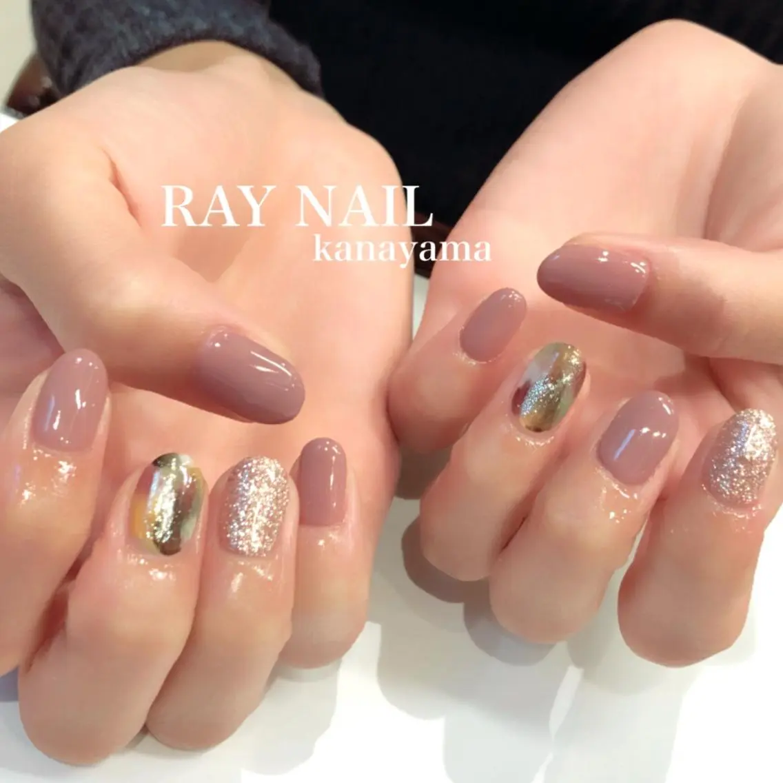 ネイル ニュアンスネイル Arowa 伊田のネイルデザイン