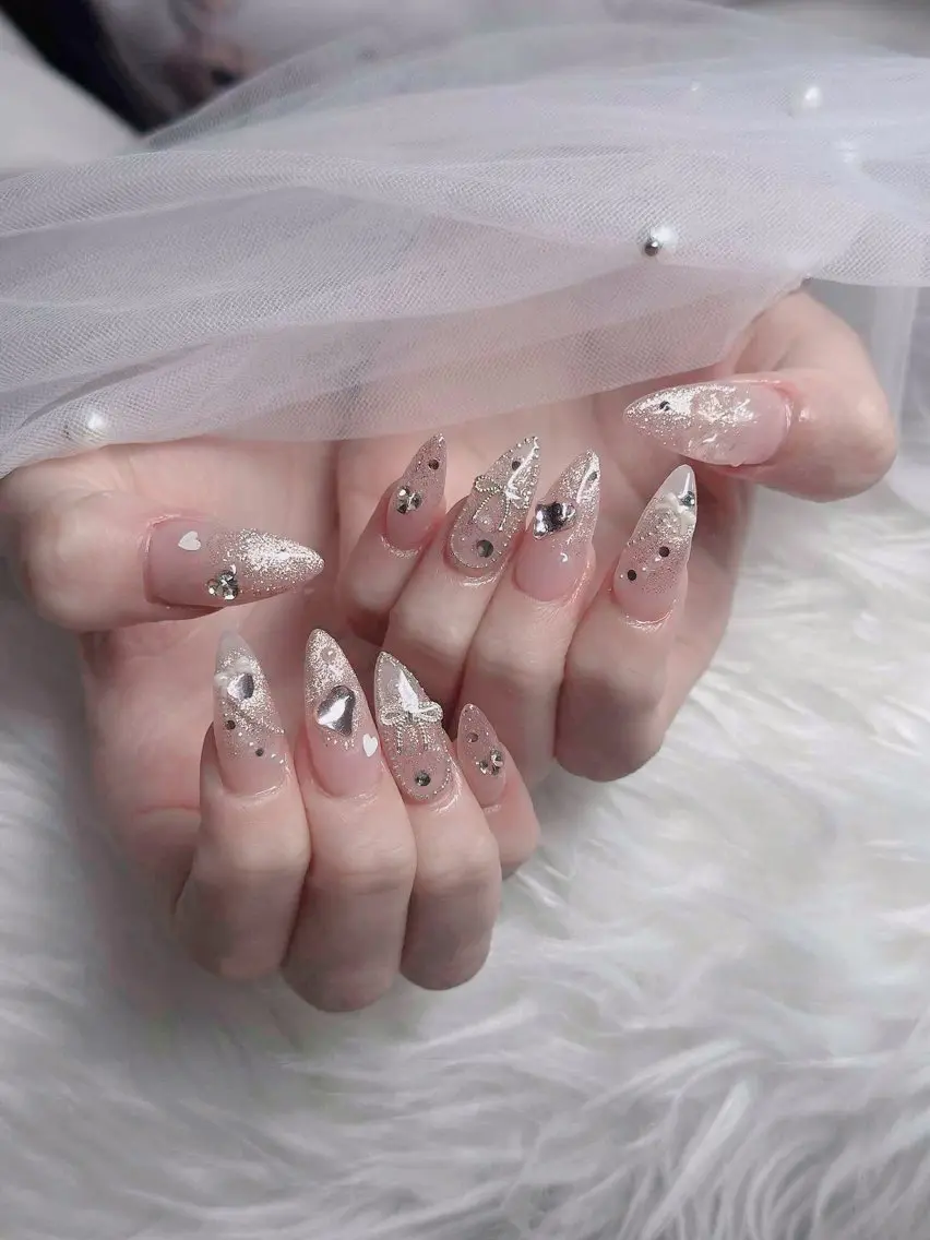 ネイル フレンチネイル ジェルネイル ハロウィン 韓国ネイル マグネットネイル ハンドネイル Hbaby nailのネイルデザイン