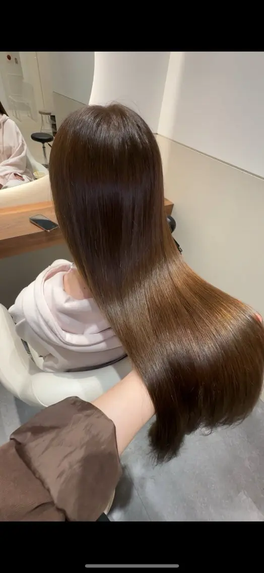 ロング カット ヘアカラー 縮毛矯正 トリートメント 🫧髪質改善🤍丁寧 で好評🫧/MAKIのヘアスタイル