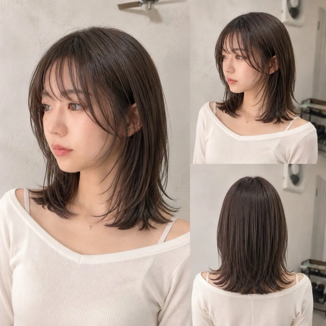 ロング 天王町×韓国レイヤー 髪質改善  佐藤友茉のヘアスタイル
