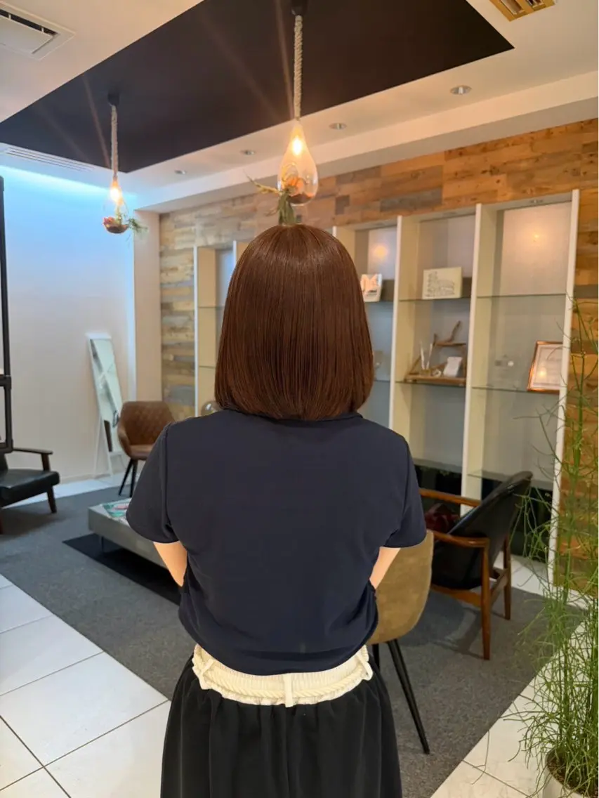 カラー ブラウンカラー オレンジ オレンジブラウン 長久手/カラー パーマ💟/ルナのヘアスタイル