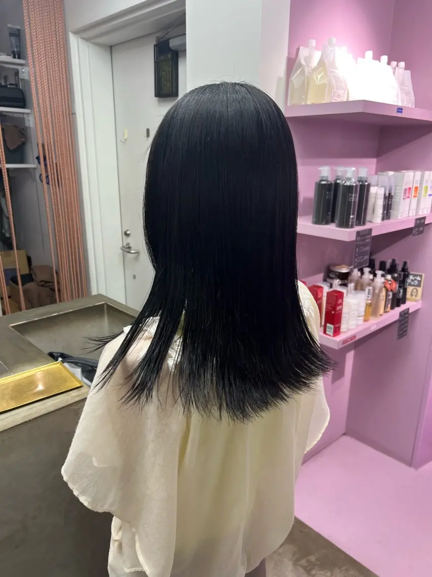 セミロング カラー 🥑MaNO コムギ🥑のヘアスタイル