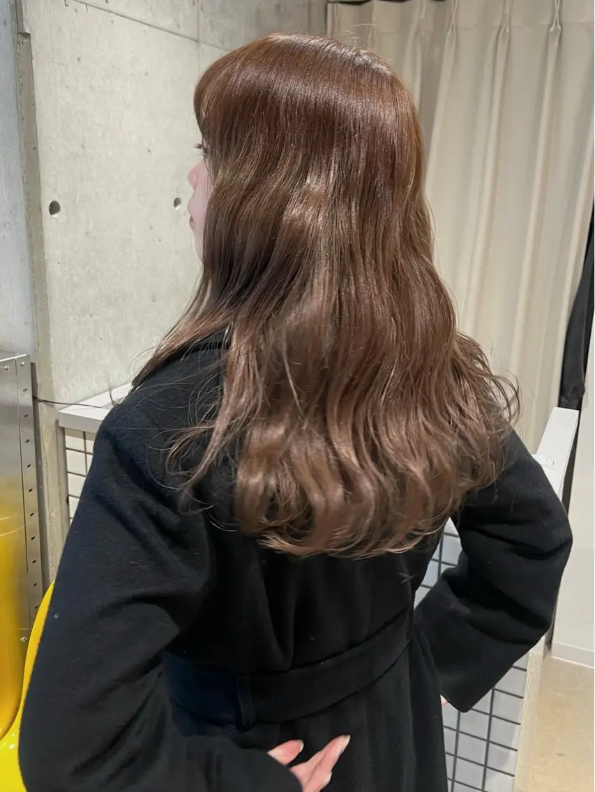 カラー ベージュカラー SIKI ゆうのヘアスタイル