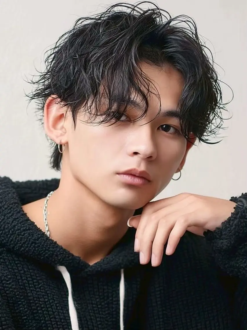 パーマ メンズ 神田 絢飛のヘアスタイル