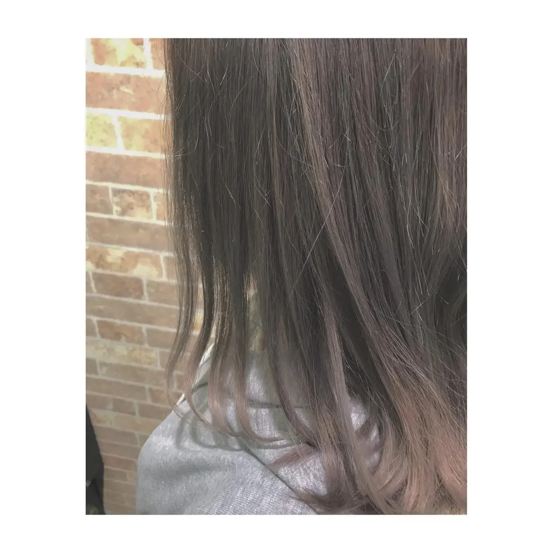 ミディアム カラー アッシュ 中野 竜介のヘアスタイル