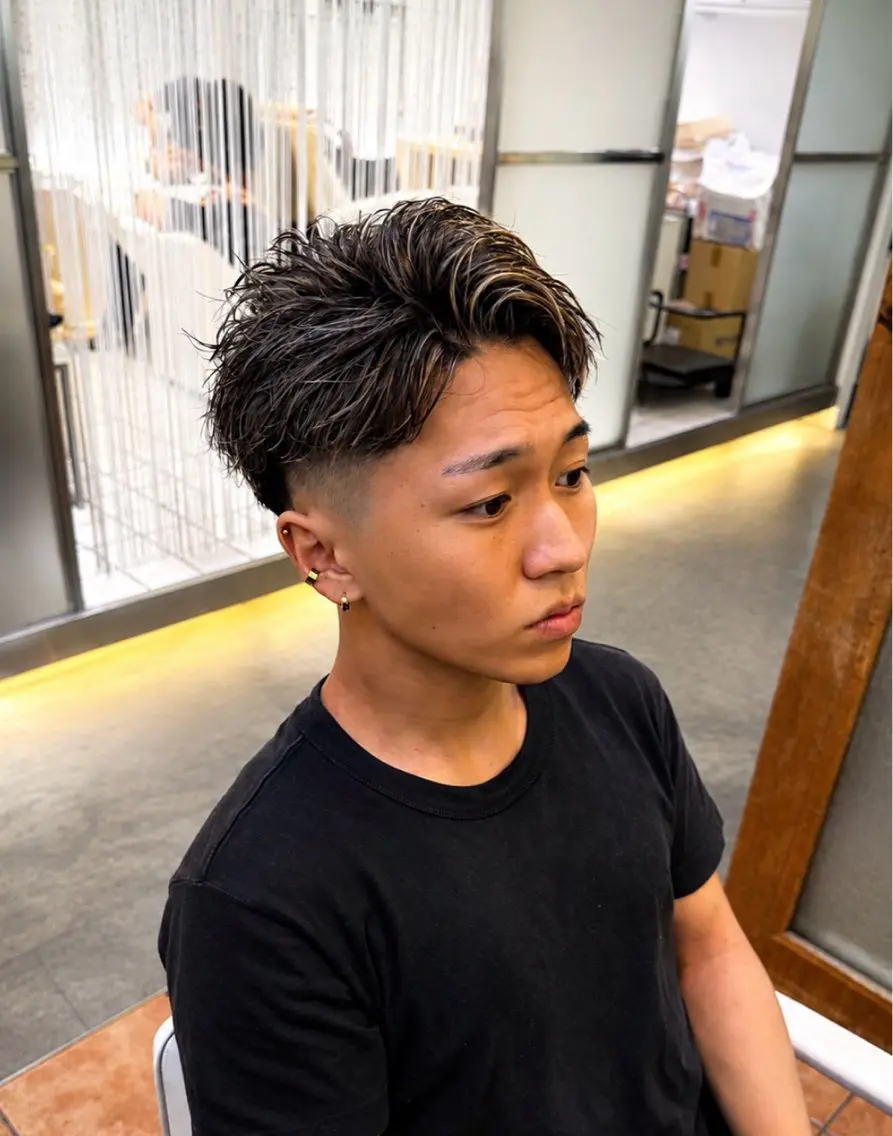 カラー メンズ カット ヘアカラー メンズ髪のお悩み 解決 TUMのヘアスタイル