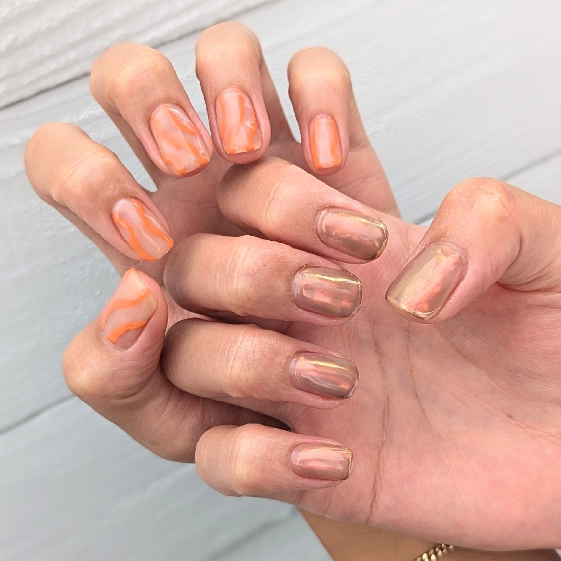 ネイル ニュアンスネイル フットネイル 推しネイル | 　aycnailのネイルデザイン
