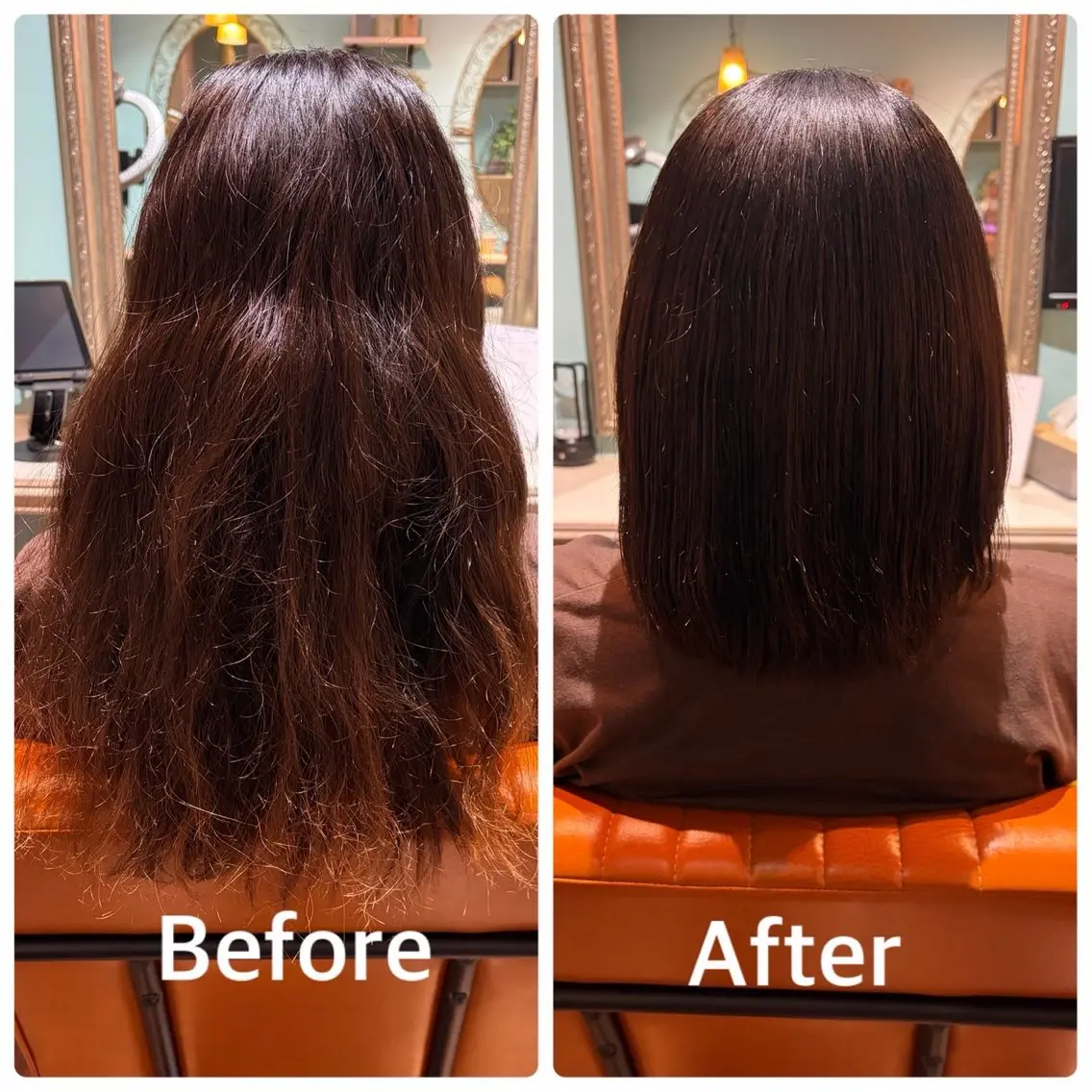 セミロング DOUBLE レッスンモデル募集☆のヘアスタイル
