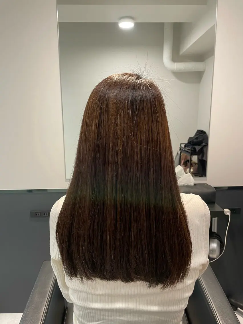 ☆ご新規様☆縮毛矯正骨格似合わせカットの写真