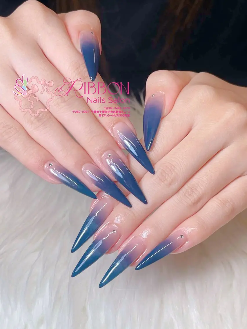 ネイル フットネイル フレンチネイル ジェルネイル マグネットネイル 持ち込み ハンドネイル Ribbonnail salonのネイルデザイン