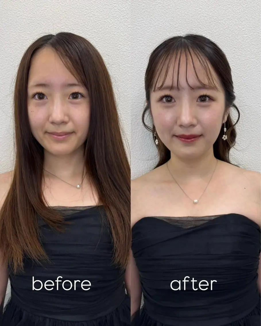似合わせメイクの写真