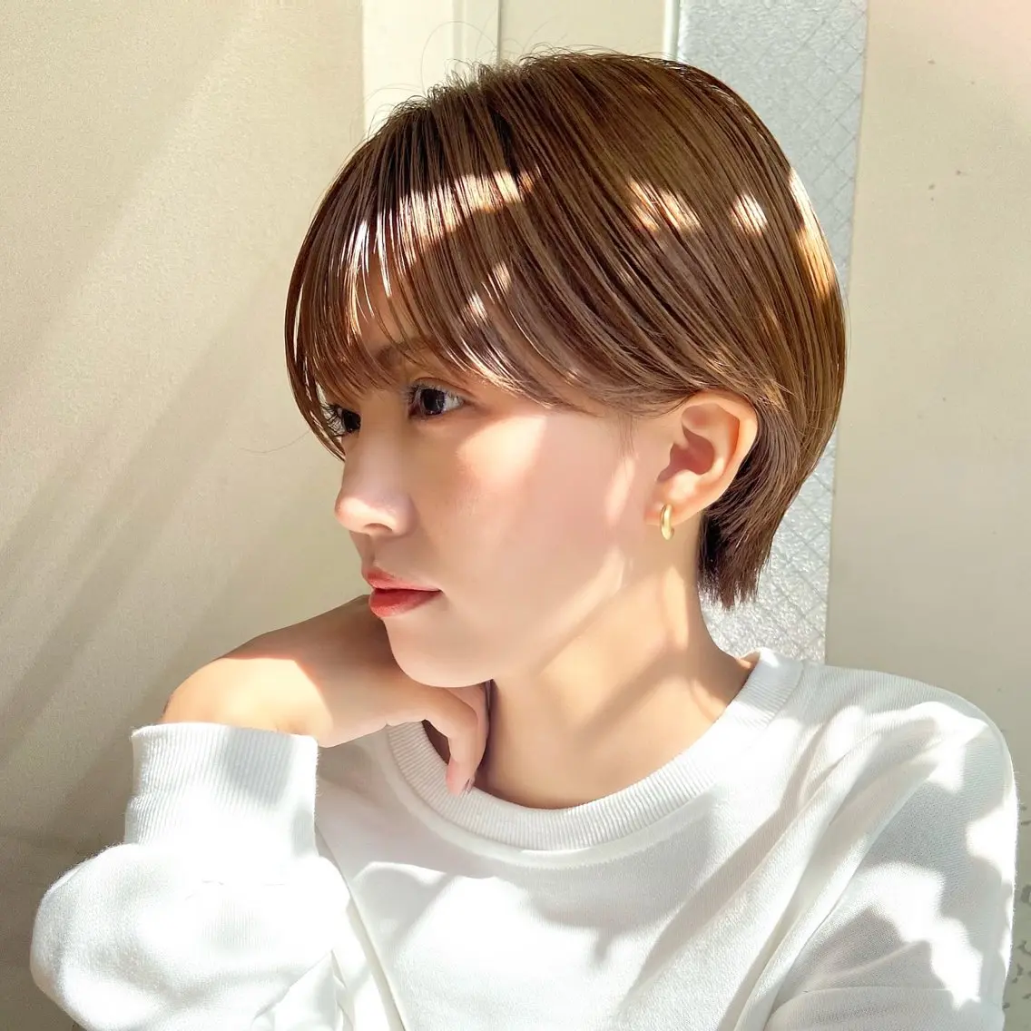 ショート レイヤー似合わせ カット/山下凌生のヘアスタイル