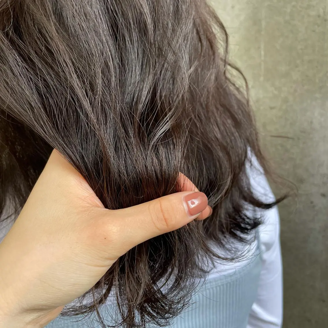 セミロング カラー もりたみかこ 美容師お休み中のヘアスタイル