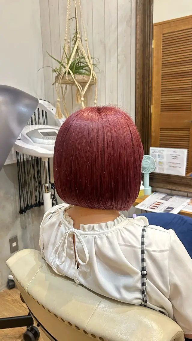 ショート ヘアカラー トリートメント 🦋韓国風レイヤー 🦋AYANE⁎⁺˳のヘアスタイル
