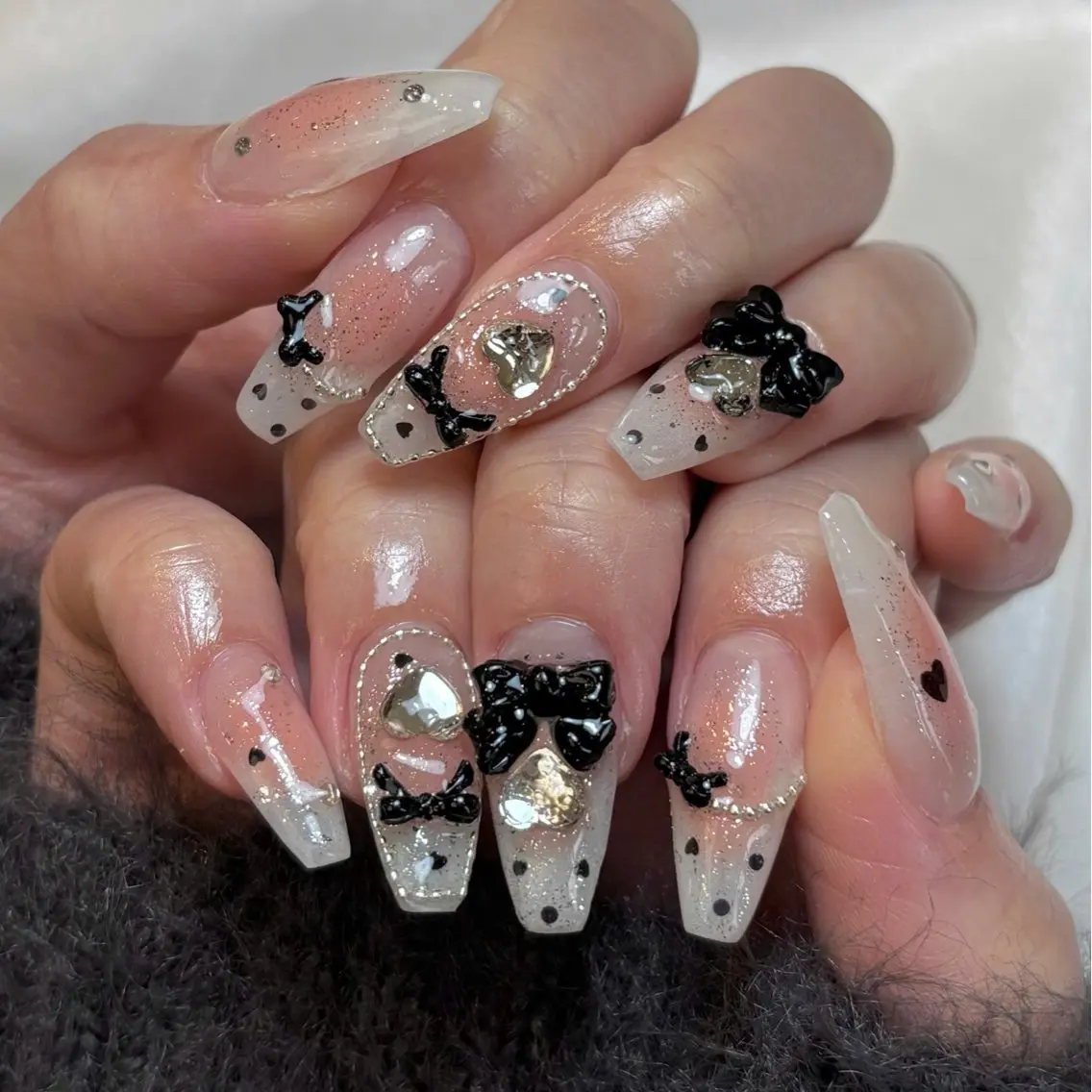 ネイル 長さ出し AME NAIL STUDIO小山店のネイルデザイン