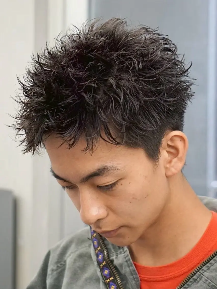 ショート パーマ メンズ 👑未来の神童👑 しょーたのヘアスタイル