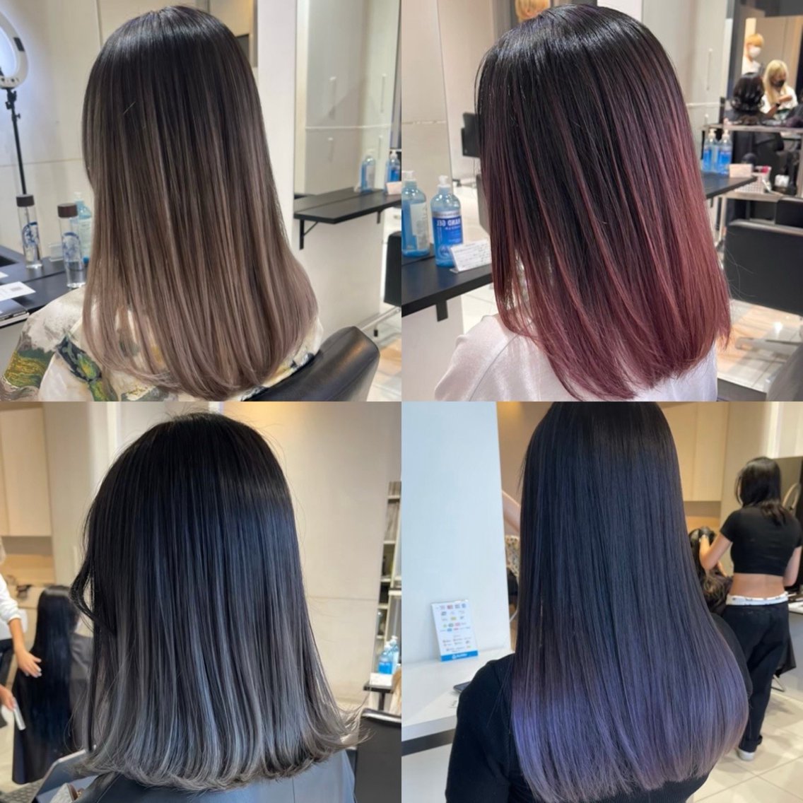 セミロング レイヤーカット バレイヤージュ募集中 ALIVE髙橋賢世のヘアスタイル