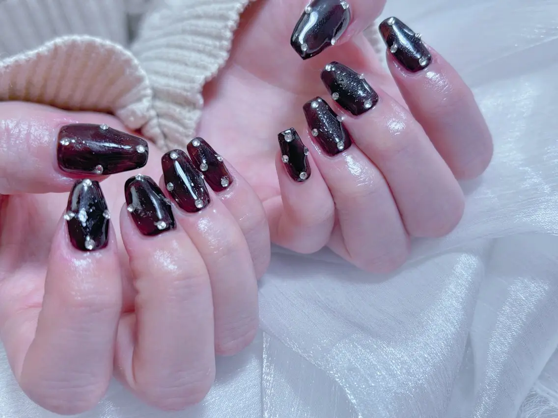 ネイル ハンドネイル ネイルサロンエクラ 🫧Shizukaのネイルデザイン