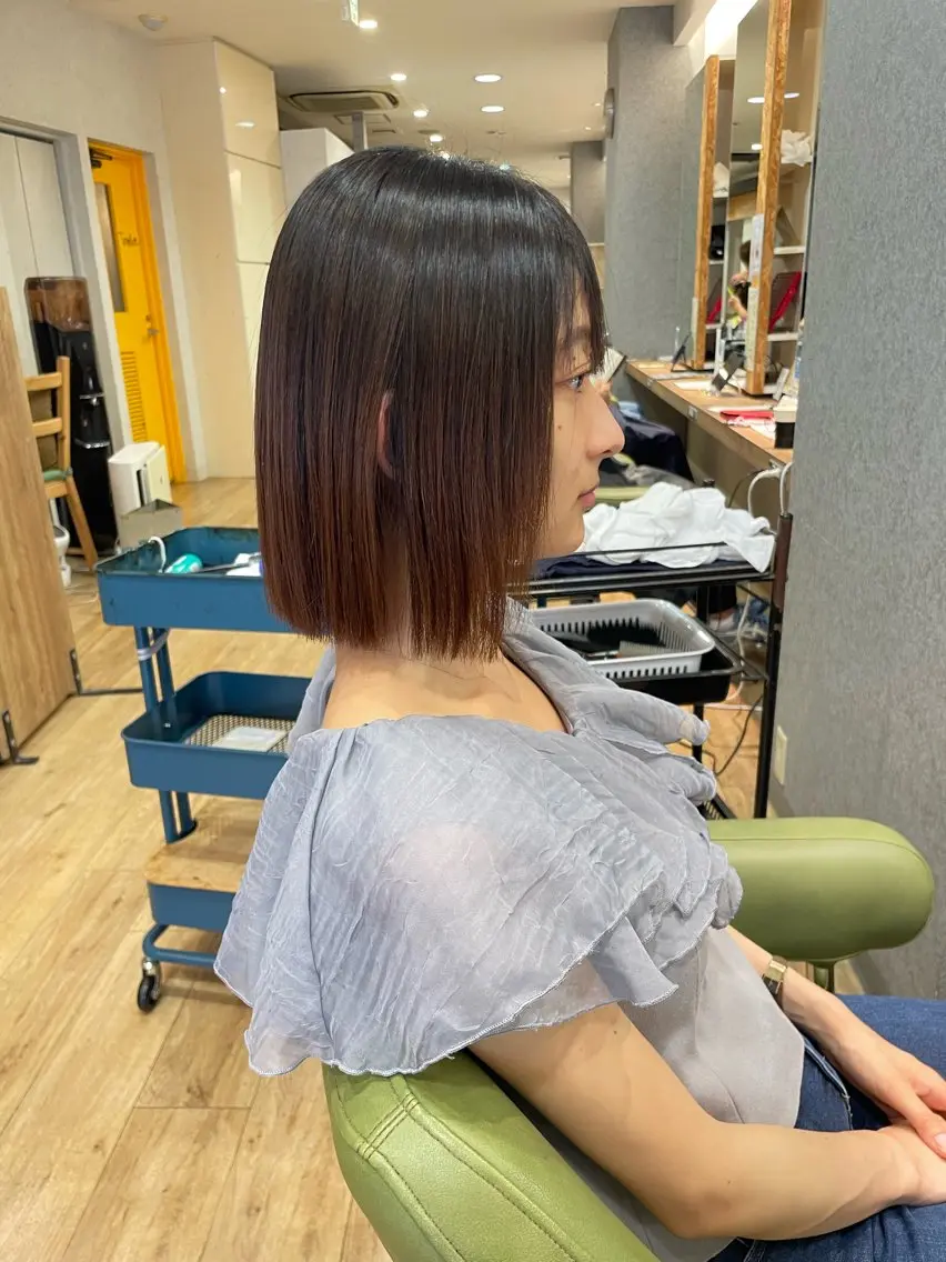 ショート トリートメント 縮毛矯正 髪質改善/Bloss om🌷高橋沙衣のヘアスタイル