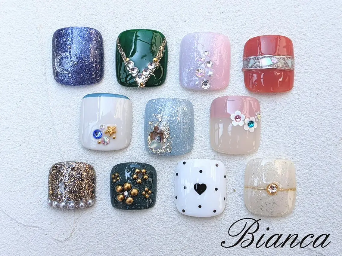 ネイル フットネイル Bianca神楽坂 MIRIのネイルデザイン