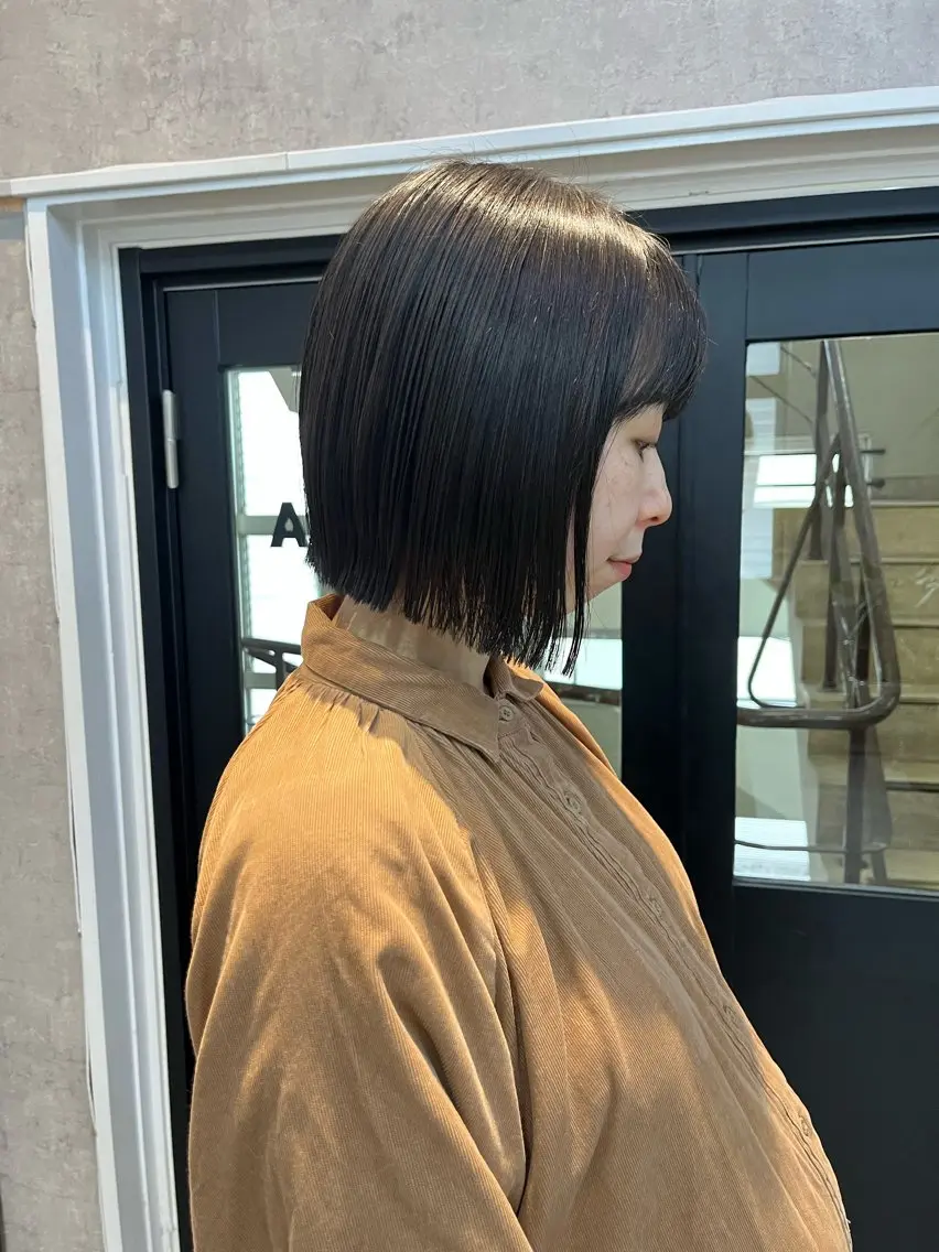 ショート カット 縮毛矯正 トリートメント ボブ×縮毛矯正 ryotaのヘアスタイル